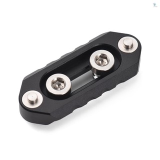 Đa Năng Đường Sắt NATO 4.9cm / 1.9in Đường Sắt An Toàn Mini Phát Hành Nhanh Hợp Kim Nhôm Chống Tắt Với Ốc Vít 1 / 4 Inch Cho Tay Cầm NATO Lồng Camera
