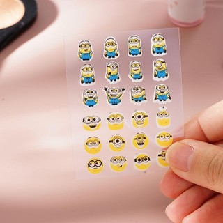 24 Miếng Dán Mụn Màu Minion Hydrocolloid Acne Cover Miếng Dán Chăm Sóc Mụn Miếng Dán