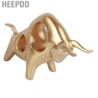 HEEPDD Đồ trang trí điêu khắc Bull Tóm tắt Tượng Bò Trang trí nội thất Hình học