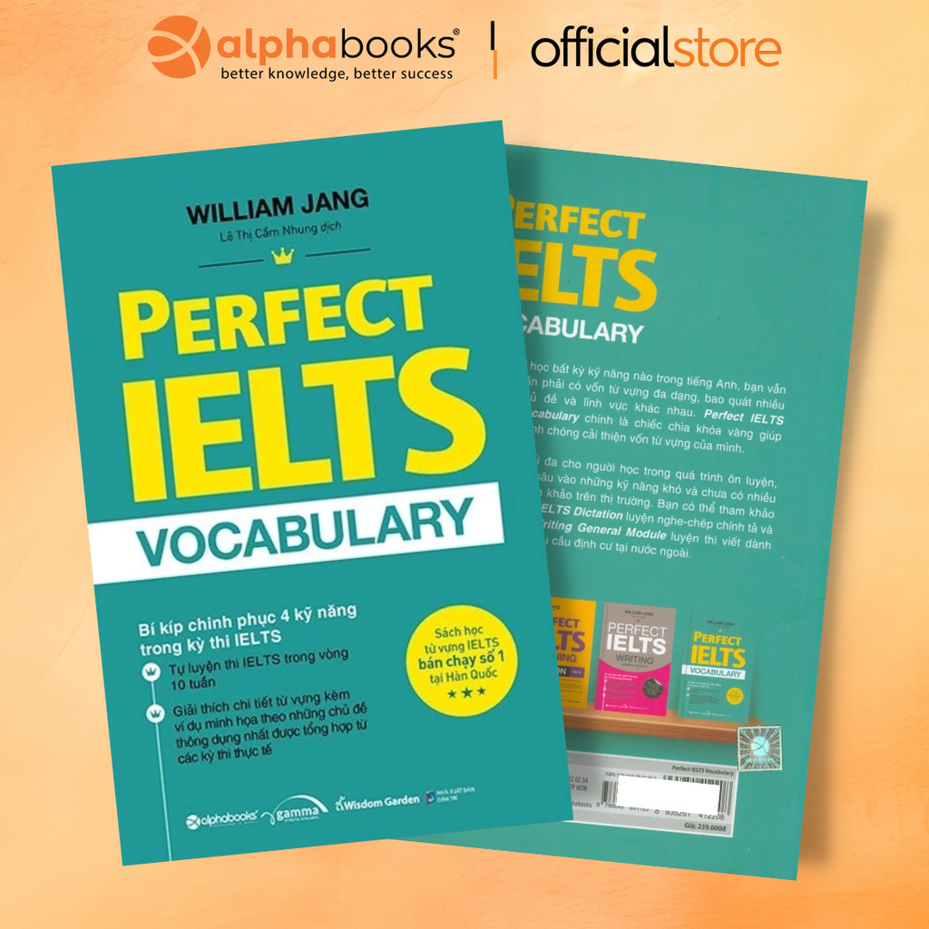 Sách Perfect Ielts Vocabulary - Bí Kíp Chinh Phục 4 Kỹ Năng Trong Kỳ Thi IELTS