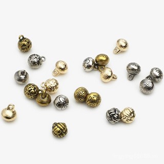 【Một 1】CWLT Khóa hạt tròn cho cheongsam, nút kim loại rắn, hoa văn tinh tế, nút nhỏ, bộ đồ tang, phong cách Hanfu retro Trung Quốc, khóa đĩa