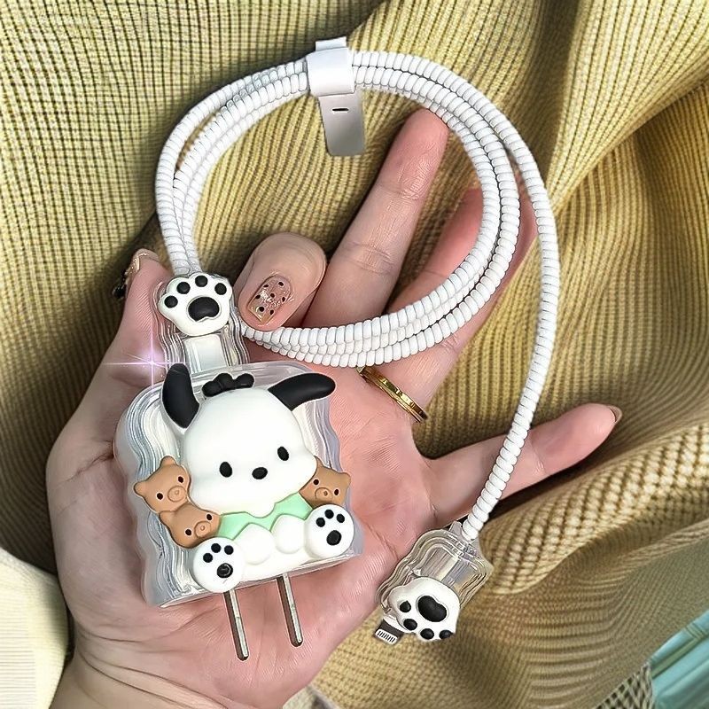 Dễ Thương Cho Xiaomi 14 Sạc Bảo Vệ 33W 67w 90w 120w Vỏ Sạc Cáp Bảo Vệ Loại C Vỏ Sạc Android