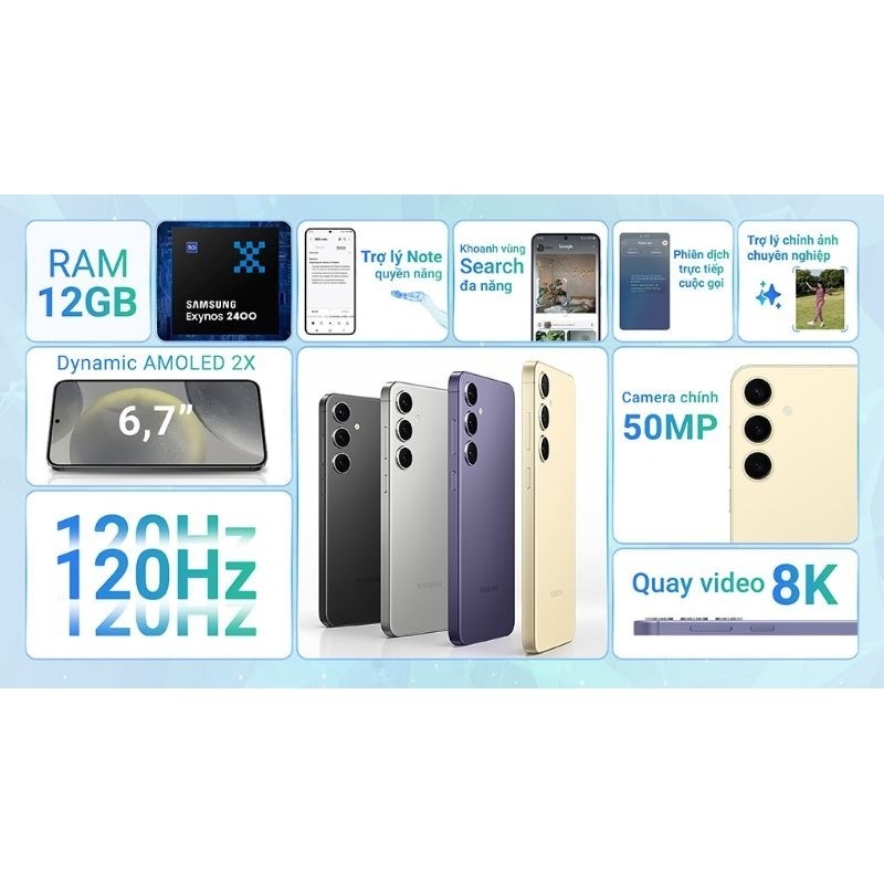 Điện Thoại Samsung Galaxy S24 Plus 5G Chính Hãng - Màn Hình Dynamic AMOLED 2X Camera 50MP | BigBuy360 - bigbuy360.vn