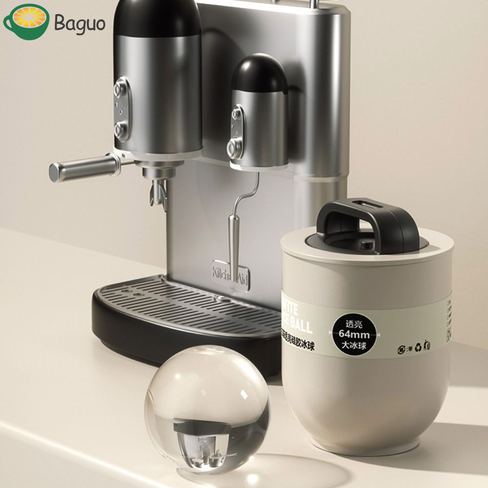 Baguo Clear Whisky Ice Ball Mold Kích thước lớn Bar Tool Bartender