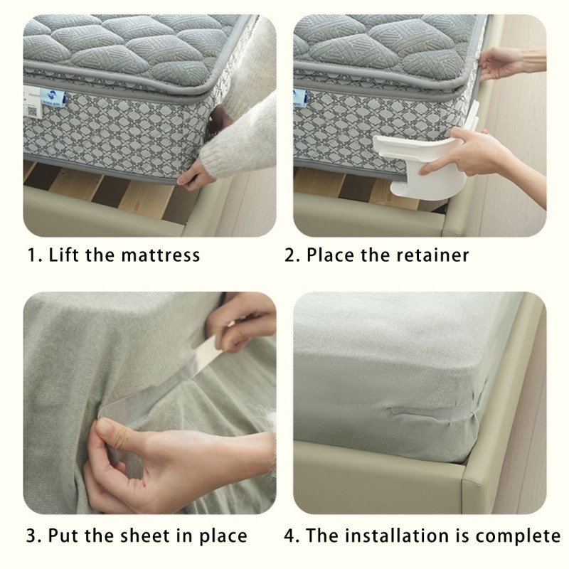 WIT Bed Sheet Strap Bed Sheet Grip Holder cho thiết lập khách sạn gia đình