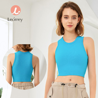 Leorrey-Áo vest dài liền mạch che phủ thể thao Áo ngực tập yoga thể dục có đệm