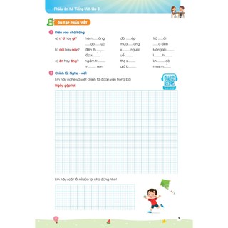 Sách Phiếu Ôn Hè Tiếng Việt Lớp 3