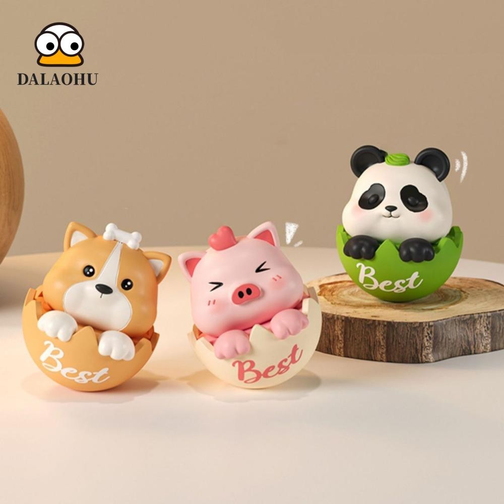 Dalaohu Capybara Hình Đồ Chơi, Gấu Dâu Gấu Trúc Capybara Tumbler Mô Hình, Trang Trí Nhà Cửa Động Vật