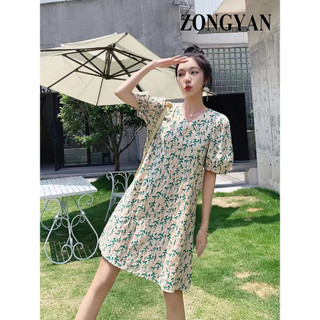 ZONGYAN váy Đầm váy nữ body đầm Fashion Vintage Dễ thương Đơn giản WLQ2440DCG 15Z240411