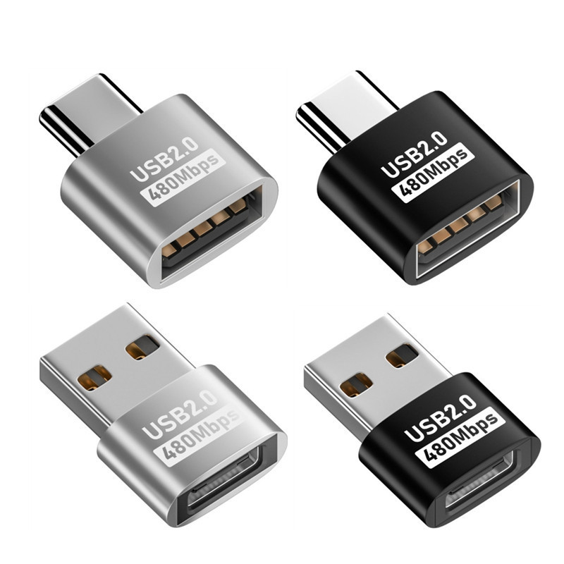 Usb 2.0 Type-C Bộ Chuyển ĐổiOTG Loại C USB C Nam Sang USB Nữ Chuyển Đổi Cho Mac Laptop USBC Đầu Nối OTG
