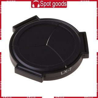 Bảo vệ nắp ống kính tự động màu đen GODD cho Panasonic cho phụ kiện máy ảnh LUMIX DMC-LX7