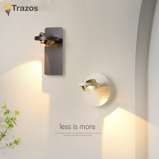 Trazos Đèn tường phòng ngủ đầu giường Đèn xoay hiện đại và đơn giản phòng khách phòng học hành lang bầu không khí đèn tường