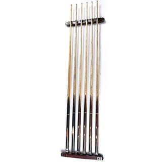 Giá đỡ bể bơi Bida Giá đỡ treo tường 6 lỗ Cue Rack Dụng cụ lưu trữ Snooker