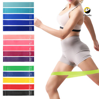 Flasidu-5 Cái Dây kháng lực Yoga 5 / 10 / 20 / 30 / 40LB Vòng tập thể dục Dây tập thể dục Crossfit Căng thẳng cho nam nữ Dây thun co giãn cơ thể tại nhà Thiết bị tập thể dục