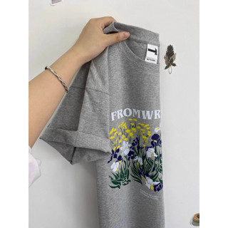 Xiaozhainv Áo Thun Cotton Vintage Áo Thun Ngắn Tay Hợp Thời Trang Thiết Kế Mùa Hè In Hình Rời Học Sinh Top