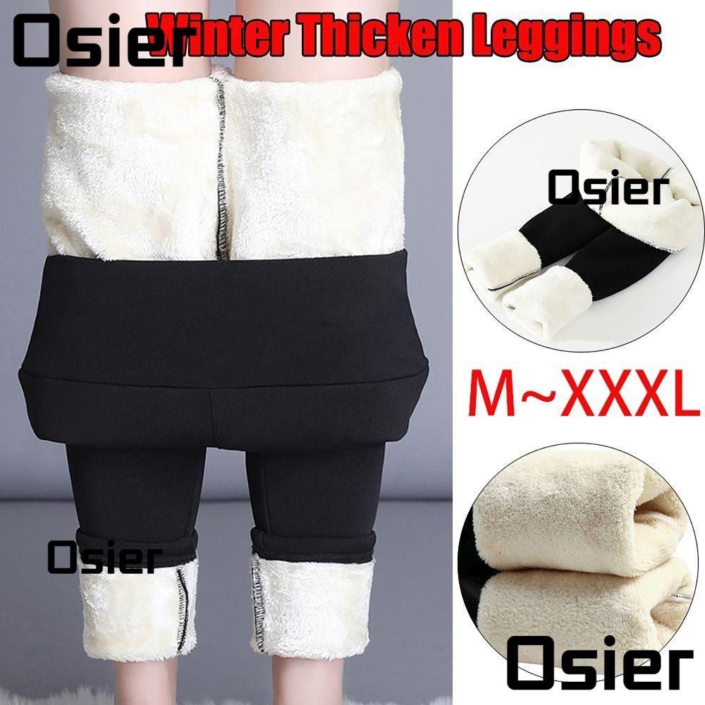 Quần Legging Lót Lông Cừu OSIER1, Quần Legging Nữ Cao Cấp Lông Tơ, Quần Legging Làm Dày Nhiệt Mềm Nữ Cô Gái