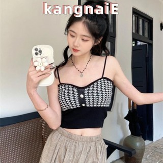 Kangnai Reteo Vest, Spice Girl Mùa Hè Nối Nhỏ Sling, Tính Khí Thường Ngày Thoáng Mát Tay Top Ngoài Trời