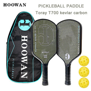 Hoowan SUPPROT Pickleball Paddle T700 Carbon Kevlar Professional USA Pickleball được phê duyệt 16MM Pickle Ball Vợt có vỏ