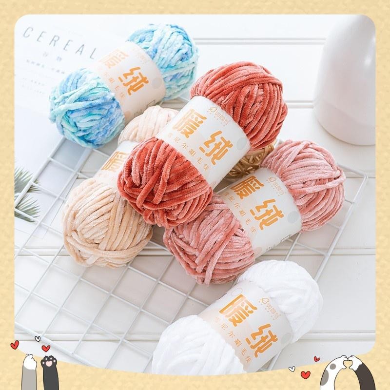 Len Nhung Chenille siêu mềm mịn ( Đủ bảng màu 01-37)