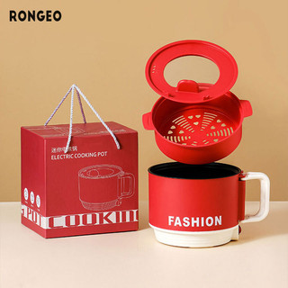 RONGEO Nồi điện, nồi hấp điện đa chức năng đa chức năng, lẩu điện, nồi mì ăn liền