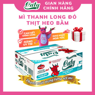 Mì thanh long đỏ caty thịt heo bằm