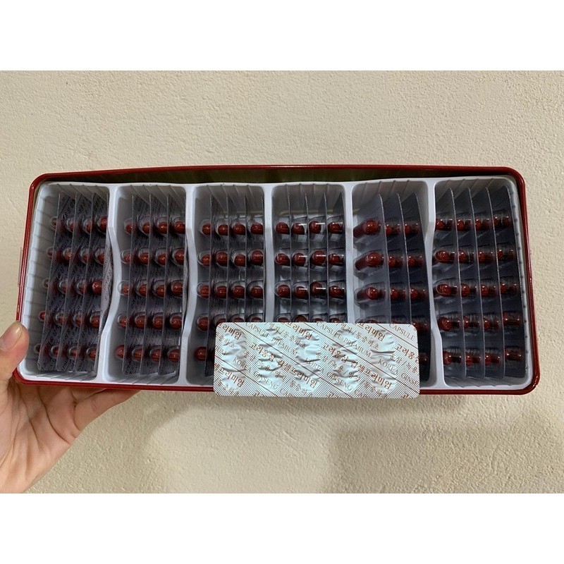 Viên đạm hồng sâm Daedong Korea Red Ginseng Capsule Premium 120g