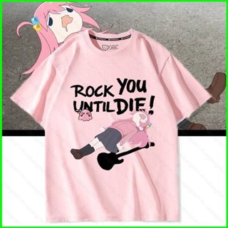 Yb Bocchi The Rock Goto Hitori Cosplay vải 3D mùa hè Áo thun Anime tay ngắn