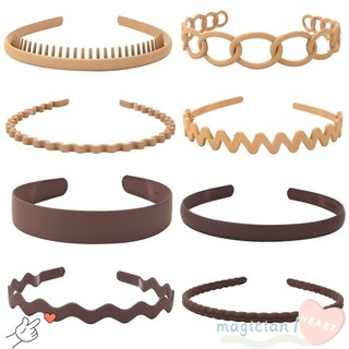 Set 1 8 băng đô cài tóc gợn sóng thể thao
