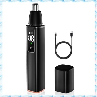 Tông đơ cắt tóc mũi cho nam usb sạc tai mũi tông đơ cắt tóc với màn hình lcd công cụ cắt tỉa chuyên nghiệp -a
