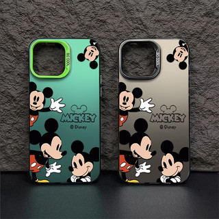 Ốp Điện Thoại Bốn Thẻ Thủy Triều Mickey Tương Thích Cho IPhone 15 14 13 12 11 Pro Max Xr X Xs Max 14 15 Plus 7 / 8 Plus Se2020 Khung Gương Độc Lập Vỏ Điện Thoại Siêu Mát