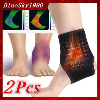 Cặp đai quấn Bluesky1990 bảo vệ mắt cá chân tự sưởi ấm có thể điều chỉnh thoáng khí