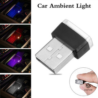 [Shztgm] Dải đèn nội thất ô tô LED USB Dải đèn Neon linh hoạt Ống khí quyển Đèn Neon Mới
