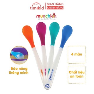 Thìa Ăn Dặm Báo Nóng Munchkin Cảm Biến Nhiệt Thông Minh - Timikid