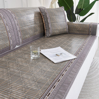 Mùa hè làm mát tre sofa đệm chống trơn trượt chiếu điều hoà sofa bọc mây thảm 1 / 2 / 3 / 4 ghế ghế bọc