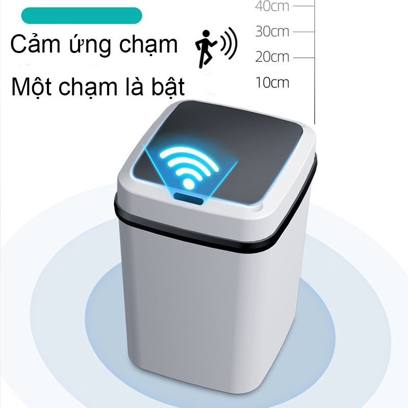 Thông Minh Thùng Rác Với Nắp Đậy Thùng Rác Điện Thùng Rác Cảm Ứng Gia Đình Thùng Rác Điện Tự Động | BigBuy360 - bigbuy360.vn