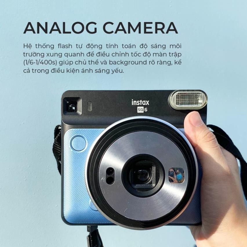 ( SLN 9 ) ( SLN 8 ) MÁY CHỤP ẢNH LẤY LIỀN INSTAX SQUARE SQ6 - tặng kèm 10 films | BigBuy360 - bigbuy360.vn