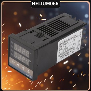 Đồng hồ điều khiển nhiệt độ, đồng hồ nhiệt độ, bộ điều khiển nhiệt độ pid led kỹ thuật số báo động 0-1300℃ ac 110v-240v helium066