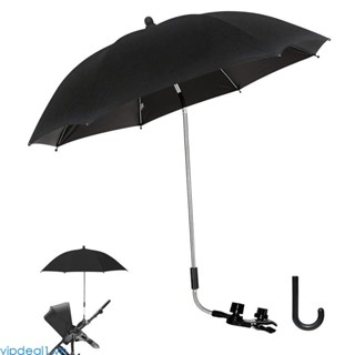 Vipdeal1 Chống tia cực tím để bảo vệ Pram Dù chống rách Xe đẩy ô cho w Giá đỡ hợp kim Kẹp có thể điều chỉnh dày