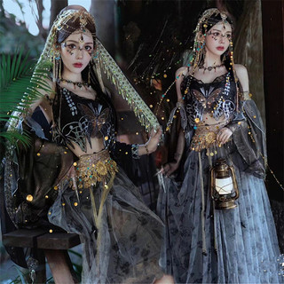 Photo Studio Chụp Ảnh Ảnh Phong Cách Dunhuang Bay Hanfu Công Chúa Phương Tây Kỳ Lạ Ảnh Cá Nhân Trang Phục Nữ