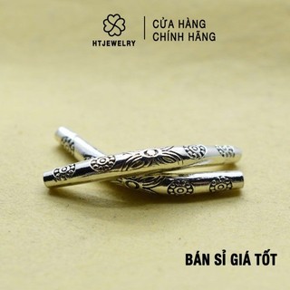 Charm ống họa tiết htjewelry pl015