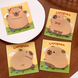 30 tờ hoạt hình capybara hình giấy dán ghi chú học sinh đáng yêu mini memo pad