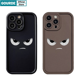  Ốp Lưng iPhone dễ thương Tức giận hoạt hình emo Ốp Điện Thoại Silicon Mềm Chống Sốc Bảo Vệ Camera Cao Cấp Cho iPhone 16 15 14 12 13 11 Pro Max IP 7 8 Plus Iphon X XS XR XsMax-Gourde Case 