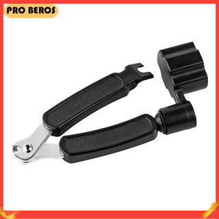 Pro BEROS Đàn Guitar String Winder, Guitar String Cutter, Guitar Bridge Pin Puller, All In One Guitar Tool For Restringing
