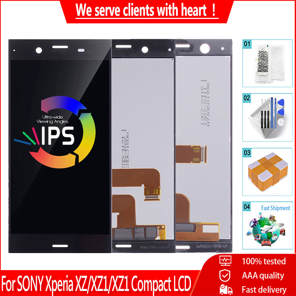 Dành Cho SONY Xperia XZ1 Nhỏ Gọn Màn Hình LCD Màn Hình Cảm Ứng Bộ Số Hóa Hội Thay Thế Cho SONY Xperi