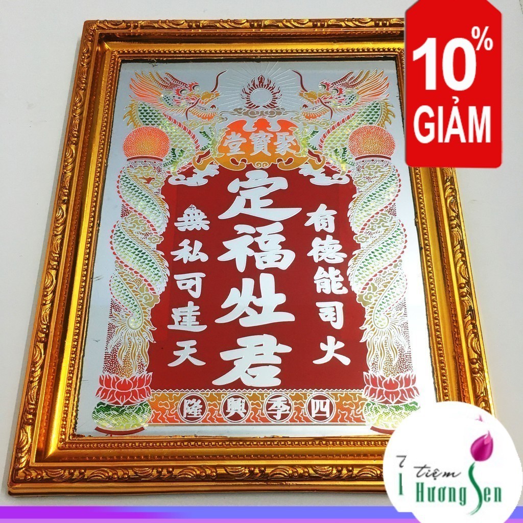 bài vị chạm ông táo