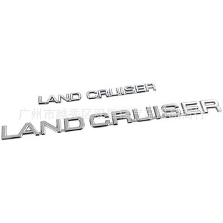 Dành cho toyota land cruiser kết nối chữ logo phía sau cốp xe biểu tượng miếng dán sau 3d dính chữ huy hiệu sửa đổi xe