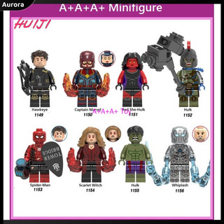 Mô Hình Lego Nhân Vật Siêu Anh Hùng X0244 Avengers Hulk Scarlet Witch Hawkeye Spiderman