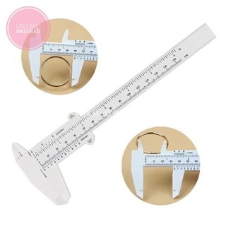 Thước kẹp nhựa chữ f, thước mỏ vịt loại đẹp