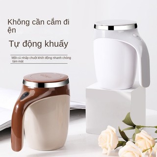 Cốc khuấy tự động Cốc uống nước inox khuấy từ tính lười mới Cốc khuấy tự động Cốc từ tính tự động Cốc cà phê