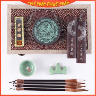 Bộ văn phòng tứ bảo Long Đằng Thịnh Thế Loại Đẹp Thư Pháp Dụng Phẩm